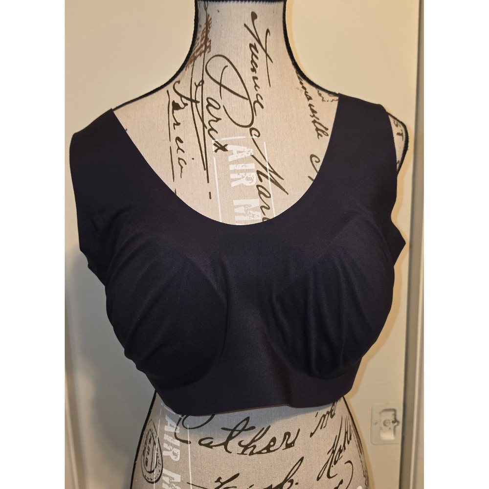 Knix Revolution Bra Black Seamless Wirefree Comfort Bralette‎ XXXXL+ 4XL+
